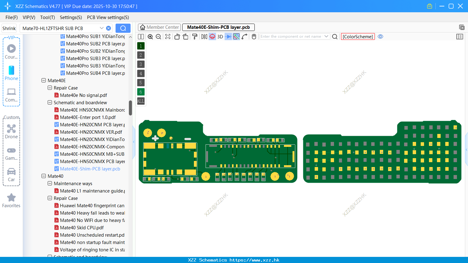 Huawei Mate40E-Shim-PCB Layer